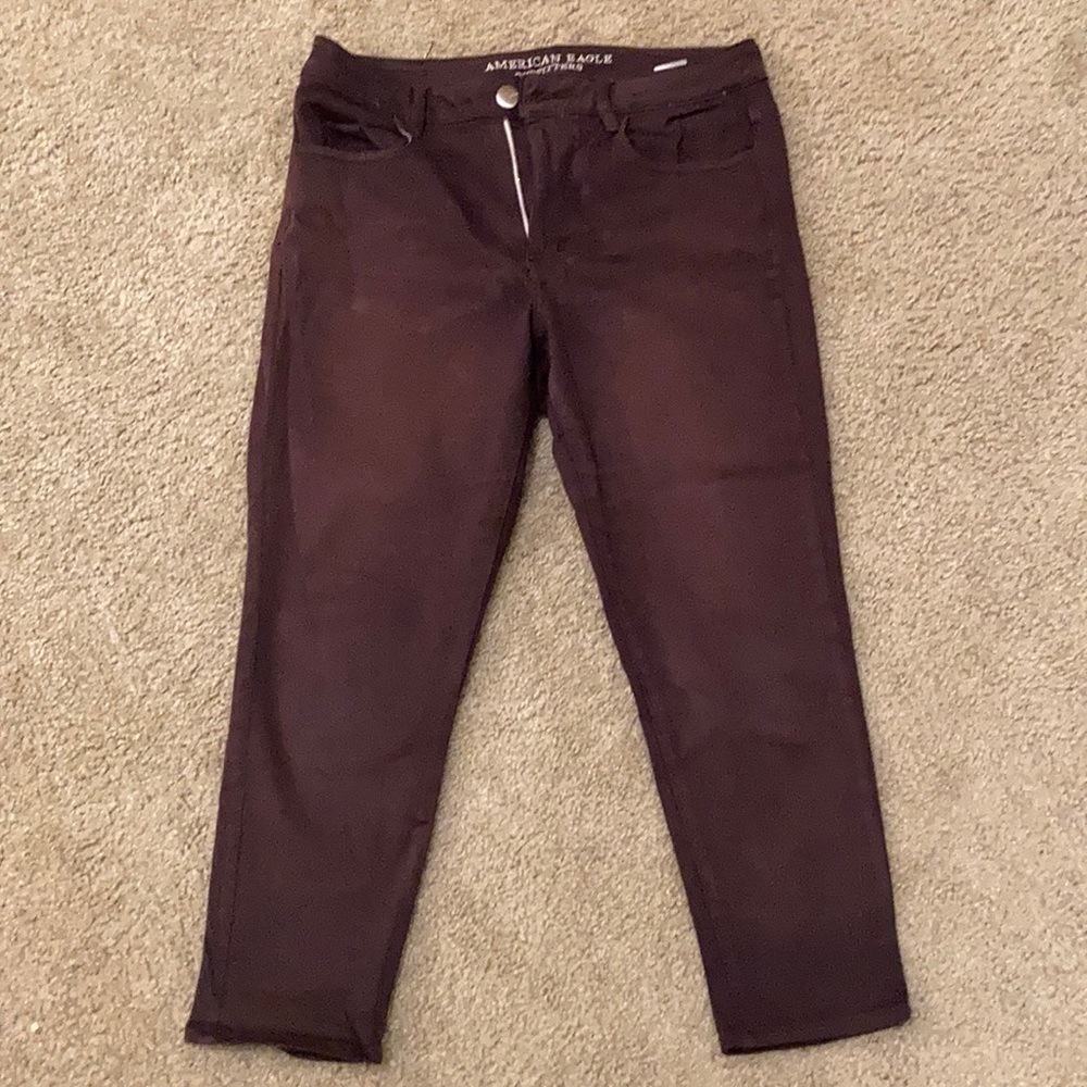 American eagle- hi rise jegging crop.